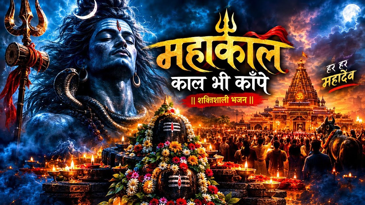 🔱 काल भी काँपे महाकाल 🙏 | शक्तिशाली महाकाल भजन | Har Har Mahadev | Mahakal Bhajan 2026